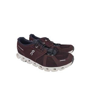 On Cloud Men's 5 Running Shoe 59 98161 Burgundy White Size 12M